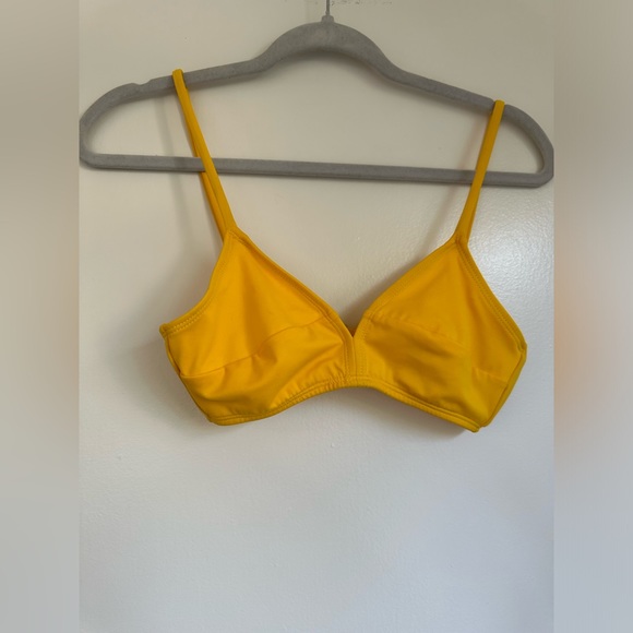 2 Pieces! Mollusk Yellow Bikini Top & Bottoms NWOT - Picture 1 of 9